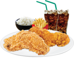 Combo Đùi Gà + Cánh Gà + Cơm Trắng
